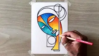 Watch Me Turn Simple Pencil Colors into Art ✏️🎨 Simple Art Idea For Beginners 