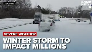 Millions brace for winter storm: incoming heavy snow, sleet, and freezing rain