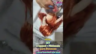 DIY Barbie 👗 | Cropped + Minissaia em MENOS de 1 Minuto 😱 | Fa&ccedil;a Voc&ecirc; Mesmo com a Lyanka #DIY
