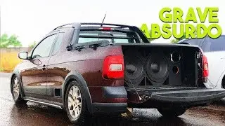 MINHA FUTURA SAVEIRO CROSS G6 VINHO? (Rebaixada com som forte demais!!) {Rodguin}