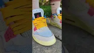 Union x Jordan 4 Guava Ice On Foot