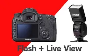 Como usar o flash com o Live view ligado? (versão Canon) #canon #flash #liveview
