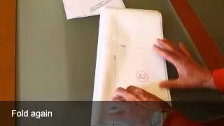 How to fold A2 to A4