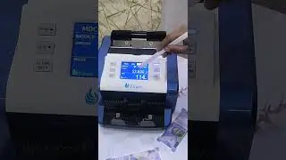 ELCONS P80 Note Counting Machine | Fully Touch LCD | Fake Note Detection Demo