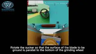 Plastic Crusher Blade Sharpening Machine Blade Sharpener Grinder Machine -Process Demonstration