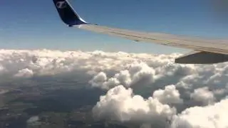 Flying from Prague to Split