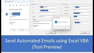 Fully Automated email Client in #Excel using VBA - Tool Preview | TechSifu