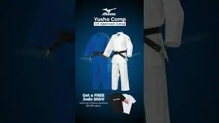 Grab your Mizuno Judogi today and get a FREE Mizuno judo shirt.