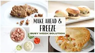 Homemade Freezer Meals for Busy Days ~ Freezer Meal Prep
