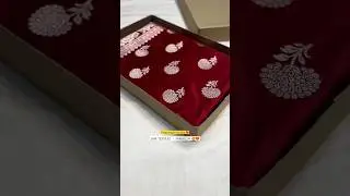 🛍️Beautiful maroon colour mashru silk banarasi silk saree ❤️#saree #shorts #wedding