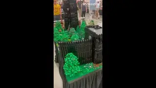 LEGO Tower of Orthanc MOC at VA BrickFair 2025