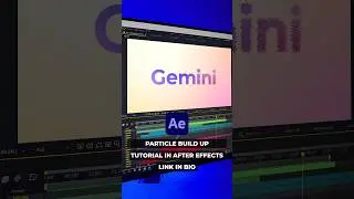 Watch Full Tutorial Here 👉 @MotionNations  #aftereffects #motiongraphics Particle Text Build-Up