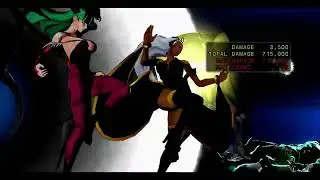 UMVC3 Morrigan Soul Drain combos with Storm and Doom