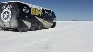 Worlds Fastest Class A Motorhome (RV)  122.156 MPH at the Bonneville Salt Flats August 15, 2016