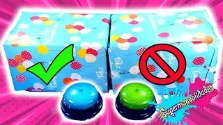 NO elijas el regalo incorrecto de cumpleaños ( Retos con Slime) - Supermanualidades