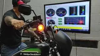 Dyno Tune 2021 Sportster 1200, FP3, Bassani 2into1, Big Sucker