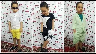 Kids Fashion Lookbook ||Kelvin's Wardrobe #1||