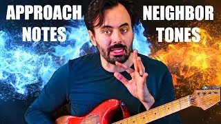Make Your Major Scale Sound Like Colorful Jazz Lines w/ Approach Notes & Neighbor Tones
