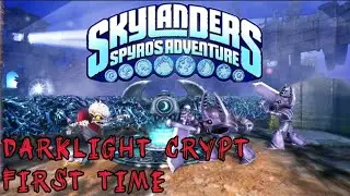 Playing Darklight Crypt For The First Time! Skylanders Spyro's Adventure 
