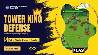 Tower King Defense : Master Stage 4 Jungle - Blender Tower Dominion