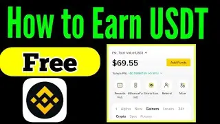 How to Earn USDT on Binance / binance usdt earn without investment / binance earning