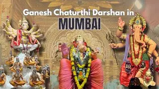 ✨ Ganesh Darshan in Mumbai 2025 | Famous Ganpati Pandals & Mandals | Lalbaugh Cha Raja | VLOG 13 |