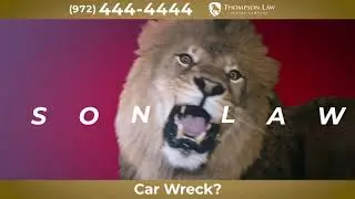 DFW Commercial Vehicle Accident Lawyer | FREE CONSULTATION | Thompson Law | 1-800-LION-LAW