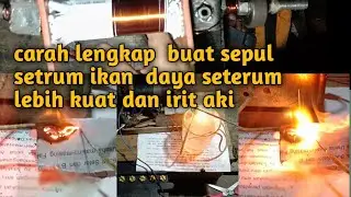 carah buat sepul setrum ikan   daya setrum lebih kuat dan irit aki dijamin jos gendos🔥🔥🔥