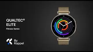 Ceas smartwatch ELITE Qualtec by Koppel&reg;, inteligent, sport, rezistent apa, notificari, ecran AMOLED