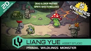 2D Spine Monster Asset Pack | Prefab Ready | Free Demo for Indie Devs