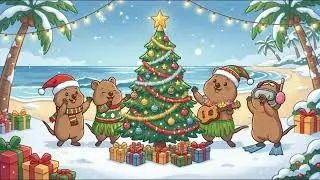Christmas on the beach Song🎄 Christmas Reggae Carol