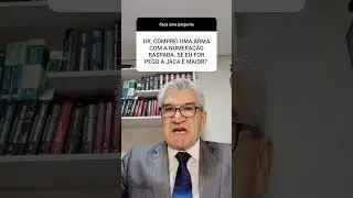TENHO UMA ARMA COM NUMERA&Ccedil;&Atilde;O RASPADA. A BRONCA &Eacute; MAIOR?