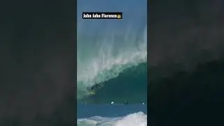 John John Florence at Massive Pipeline! #Shorts #surfing #pipeline #hawaii