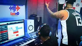AKAPELLA Grabando Su Primer Dembow FT LEO RD & KIKO EL CRAZY