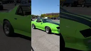 The only way to leave a Carshow #cars #camaro #burnout