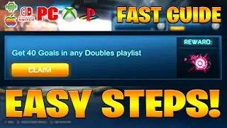 Get 40 Goals in any Doubles playlist Rocket League Goalentines Event!