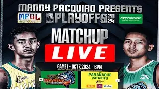 🔴 MPBL LIVE 🔴 ZAMBOANGA MASTER SARDINES vs PARA&Ntilde;AQUE PATRIOTS | MPBL QUATERFINALS | GAME 1