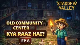 Old Community Center Explore Kiya 🏚️ | Stardew Valley Episode 8 | New Mystery