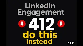 If your LinkedIn posts get under 1,000 views... do this