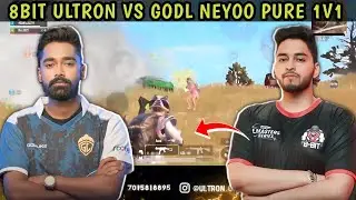 Ultron 1v2 Godlike 🔥 8bit Ultron vs GodL Neyoo Pure 1v1 Fight 😱 BGMI SCRIMS