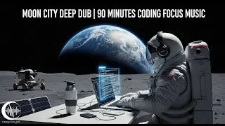 Moon City Deep Dub | 90 Minutes Coding Focus Music | Techno for Concentration