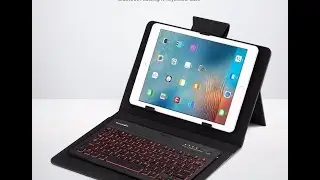 BlitzWolf&reg; BW-KC1 Bluetooth Backlight Keyboard Leather Case For 7 10 Inch Tablet