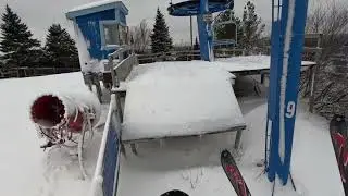 Snowboarding Mt. Holly MI (with whatever little snow we got)