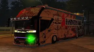 Bussid gameplay ke + livery 