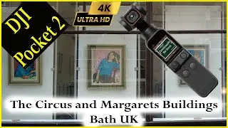 Walking with a DJI Pocket 2, The Circus and Margarets Buildings, Bath UK        17-02-2023