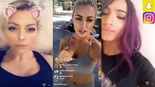 WWE Snapchat/Instagram ft. Mandy Rose, Alexa Bliss, Sasha Banks, Becky Lynch, Riott Squad n MORE