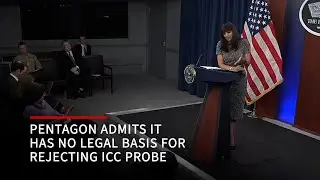 Pentagon admits rejection of ICC arrest warrants has no legal basis