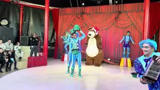 Masha and bear christmas show live at land of the legends antalya