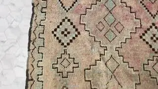 kechart - 5x10ft Moroccan Vintage boujaad rug, Moroccan berber rugs, 157 cm x 311 cm