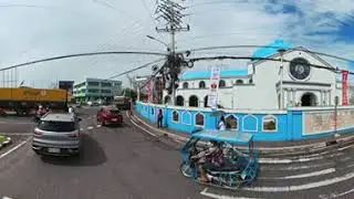 This is Our Lady of Immaculate Conception Parish at Daanan  natin Ang  Bicol Medical Center  